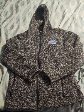 BUFFALO BILLS NFL TEAM APPAREL FULL ZIP HOODIE  MEN'S SIZE MEDIUM
